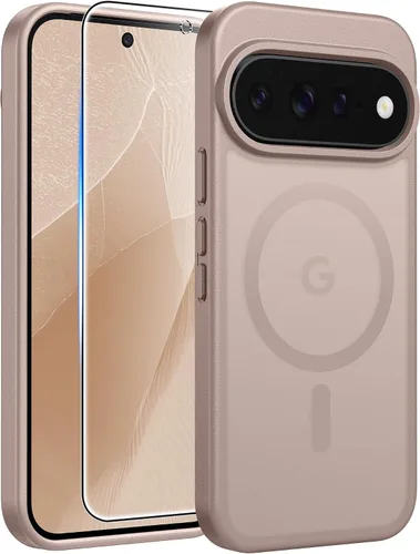 Vista 140 de FNTCASE - Funda para iPhone 16 Pro: magnética, mate, translúcida, de grado militar, protectora contra caídas, resistente, fina, duradera y a prueba