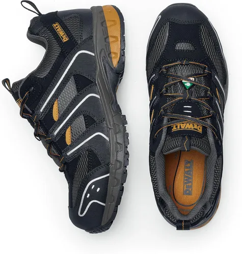 Vista 4 de DEWALT Shoes for Crews Torque, Men's Steel Toe (ST) Low or Mid Cut Slip Resistant Work Shoes, Water Resistant, Black