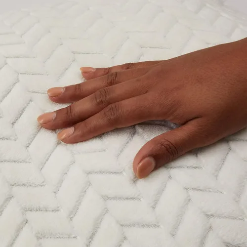 Vista 4 de Paquete de 2 fundas de almohada decorativas beige de 20 x 20 pulgadas, diseño de cheurón, para sofá, decoración de granja