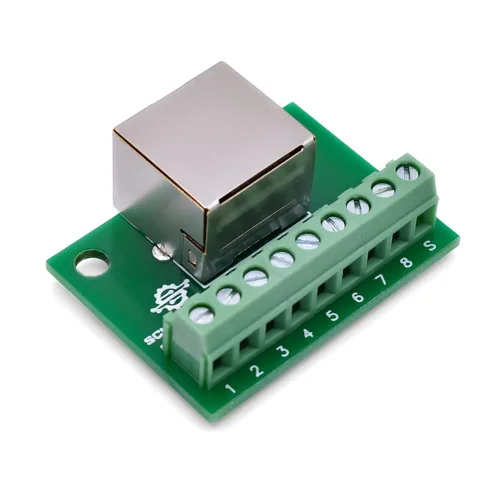 Vista 2 de RJ45 Mini Tornillo Terminal Junta de Desconexión