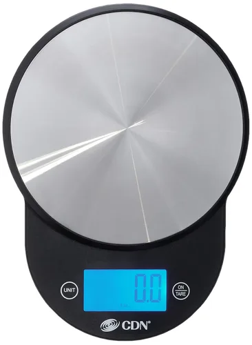 Vista 2 de CDN ProAccurate - Báscula digital de cocina, 11 libras, color negro