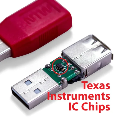 Vista 7 de NTW Bloqueador de datos USB/adaptador de cargador - Carga segura, protección de sincronización de datos, prevención de extracción de jugos - Solo