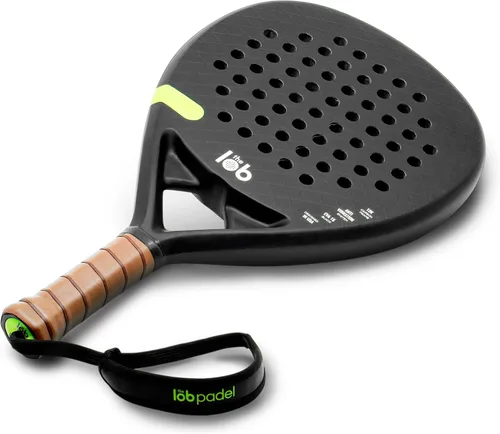 Vista 3 de Carbon Fiber Padel Racket – Black Drop Shape Design for Optimal Power Control Platform Paddle Racket for Beginners to Pros