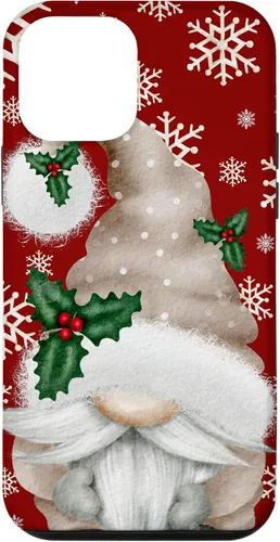 Vista 16 de Aesthetic Snowflake Cute Winter Gnome for Christmas Grandma Case for iPhone 17