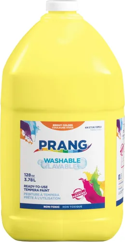 Vista 4 de Prang Pintura lavable, negro, botella de 1 galón