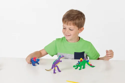 Vista 13 de Creatividad para niños: crea con dinosaurios de arcilla