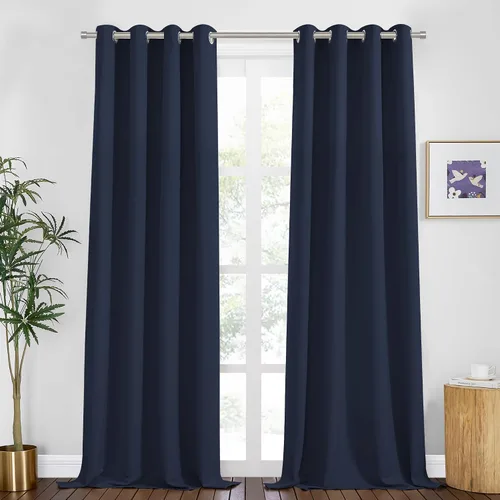 Vista 102 de PONY DANCE Cortinas para Autocaravana de 24 pulgadas de Largo, Cortinas Cortas para Baño y Cocina, Mini Cortinas de Privacidad para Camper
