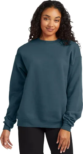 Vista 3 de Hanes Men's Sweatshirt, EcoSmart Fleece Crewneck Sweatshirt, Big & Tall Available, 1 or 2-Pack