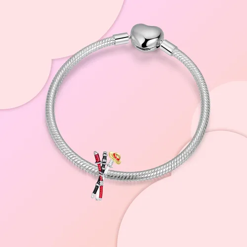 Vista 203 de Dije de girasol con diseño de estrella y luna y elefante para pulsera, collar de plata de ley 925, dijes de corazón de amor para mujer, regalo