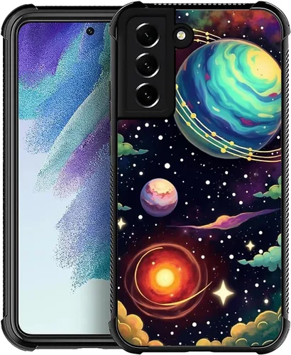 Vista 59 de Funda compatible con Samsung Galaxy S22, diseño de elefantes africanos, diseño increíble a prueba de golpes, antiarañazos, carcasa trasera