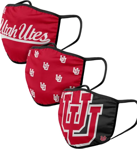 Vista 83 de FOCO - Cubrebocas universitario de la NCAA para adultos (unisex, 3 unidades)