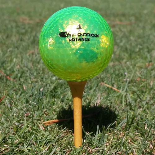 Vista 3 de Chromax Pelotas de golf de alta visibilidad a distancia, paquete de 6, color verde