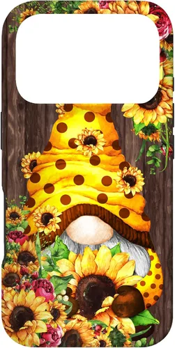 Vista 30 de Yellow Sunflower Gnome for Women Cute Summer Flower Pattern Case for iPhone 17