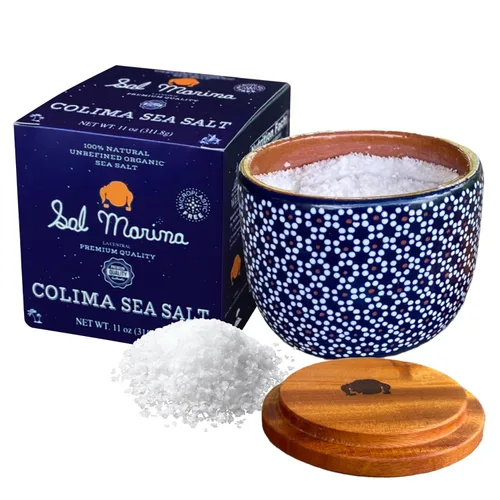 Vista 14 de SAL MARINA - Recipiente de cerámica de 12 onzas, para sal o especias, decoración de cocina, tarros de cerámica hechos a mano con tapas de sellado