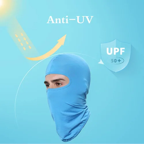 Vista 2 de 6 Pieces Balaclava Face Mask for Men & Women Neck Gaiter Sun UV Protection Full Face Cover Bandana Hood for Outdoor Sports