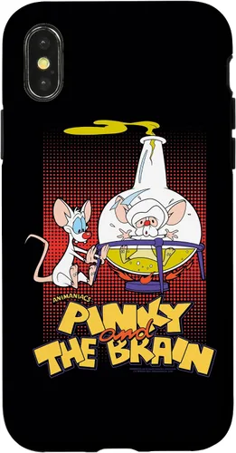 Vista 5 de Pinky and the Brain Lab Flask Case for iPhone 17