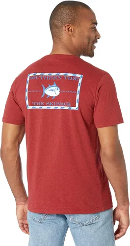 Vista 2 de Heathered Original Skipjack Camiseta Heather Rojo Mineral XL, Rojo mineral jaspeado, XL
