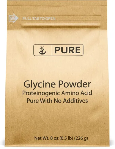 Vista 5 de PURE ORIGINAL INGREDIENTS Polvo de glicina (4oz) sin OMG, aminoácido no esencial