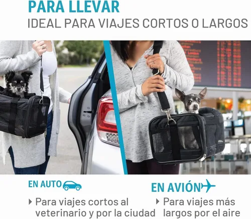 Vista 11 de Sherpa transportadoras para mascotas de lujo, Original, negro, S, Negro original