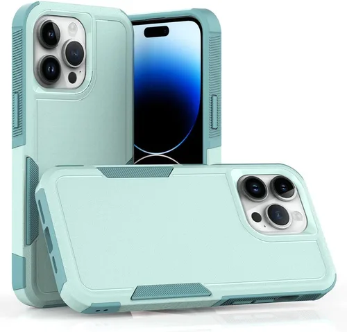 Vista 57 de Funda protectora para iPhone 8 Plus, iPhone 7 Plus de 5.5 pulgadas, a prueba de golpes, resistente y duradera, color verde
