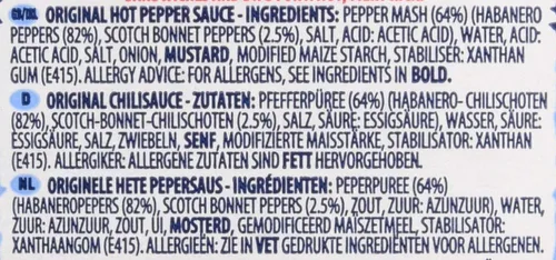 Vista 2 de Encona Salsa de pimiento picante de las Indias Occidentales Original Squeezy Pack 9.6 fl oz (Paquete de 6)