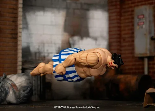 Vista 9 de Jada Street Fighter II E. Figura de acción Honda – Juguetes de escala 1:12