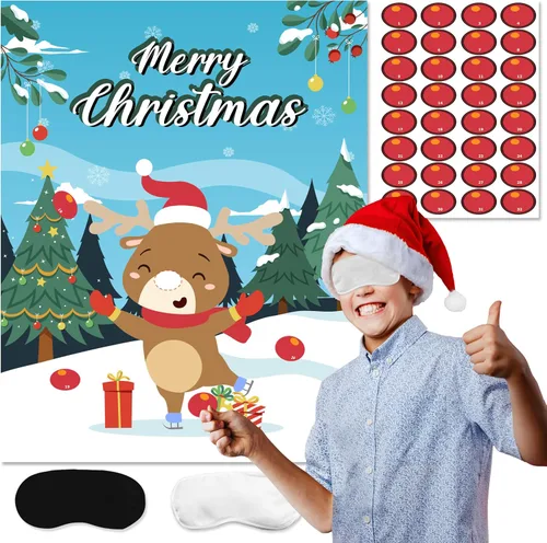 Vista 8 de Juegos de fiesta de Navidad, juego de regalo Actividades navideñas para niños, juegos de Navidad, juegos de fiesta de vacaciones para niños
