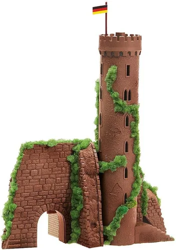 Vista 2 de Faller 130291 Torre de observación de castillos Kit de construcción a escala HO