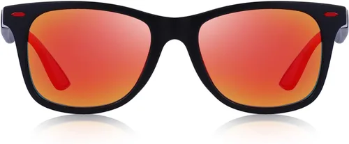 Vista 2 de Gafas de sol polarizadas con remaches rectangulares ultraligeras, protección UV 100%