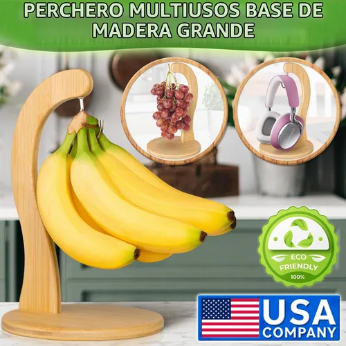 Vista 2 de Soporte para plátano con gancho para colgar - Soporte