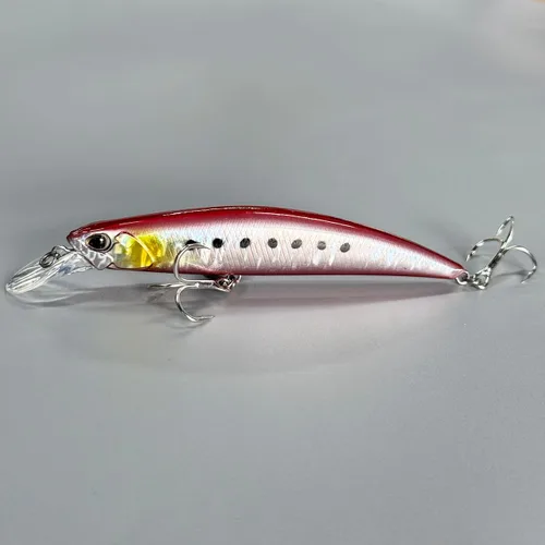 Vista 6 de Juego de 3 señuelos de pesca iridiscentes de pececillos – cebos de baño de 5 pulgadas, fundición ultra larga, plástico de alto índice, multicolor