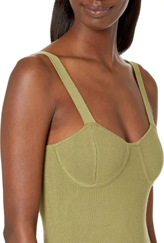 Vista 3 de The Drop Vestido tipo suéter midi Sylvia para mujer