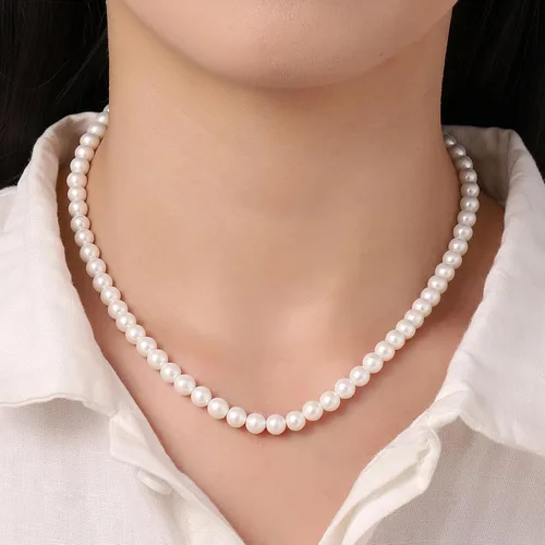 Vista 65 de Gargantilla con cuentas para mujer, chapada en oro de 18 quilates, gargantilla delicada para mujer