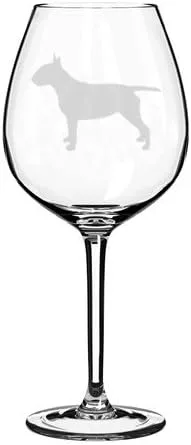 Vista 2 de MIP Copa de vino Bull Terrier (17 oz sin tallo)