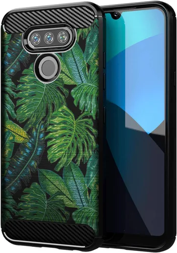 Vista 7 de CasesOnDeck - Carcasa de TPU para LG Harmony 4/K41/Xpression Plus 3/Premier Pro Plus (2020), color negro