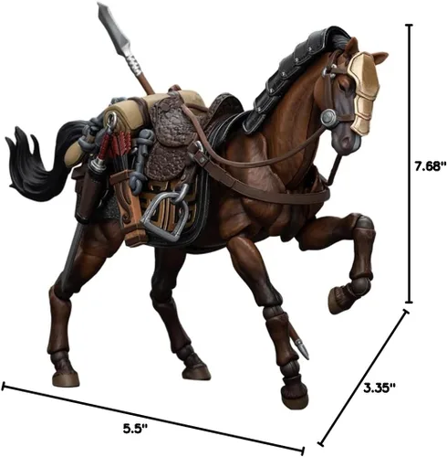 Vista 6 de JOYTOY Figuras de acción 1/18 Fuente oscura JiangHu Northern Hanland Empire Colección de caballos blindados Modelos Regalo