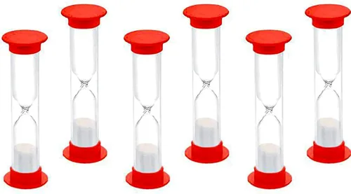 Vista 8 de Temporizador de arena de 1 minuto, reloj de reloj de arena para niños, juegos de aula, hogar, oficina, cocina, decoración, temporizadores, Acción