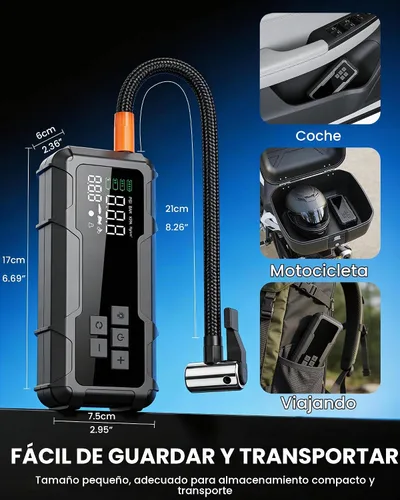 Vista 8 de Arrancador del salto de 150 PSI 8000A con el compresor de aire