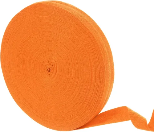 Vista 88 de uxcell Cinta de sarga de algodón de 50 yardas, cinta de espiga de 3/8 pulgadas para coser ropa, manualidades (azul)