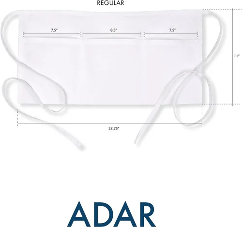 Vista 6 de Adar - Delantal universal para cinturón, paquete de 2 unidades, delantal unisex