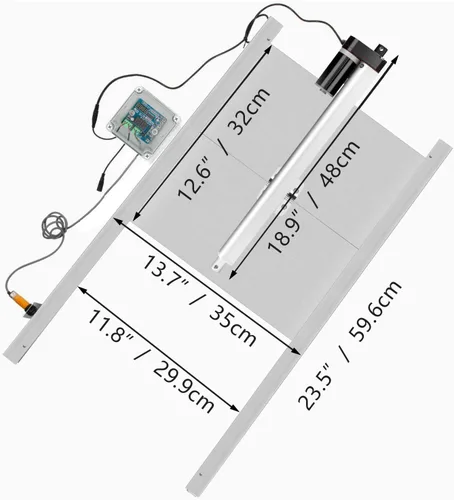 Vista 6 de Temporizador automático de puerta de gallinero, kit de abridor de puerta automático con sensor infrarrojo para evitar que el pato de pollo, el ganso