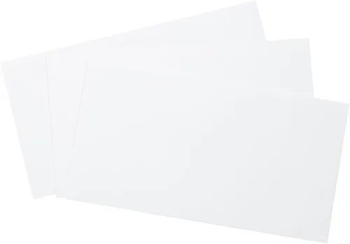 Vista 7 de LUXPaper Sobres de invitación de felicitación fotográfica 4 3/8 pulgadas x 8 1/4 pulgadas Blanco brillante Texto de 70 libras
