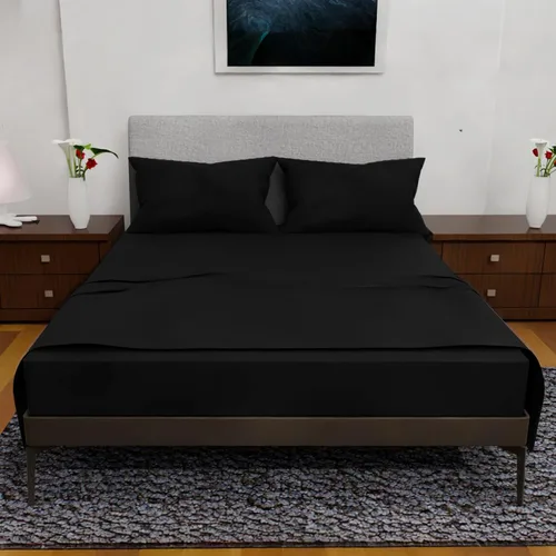 Vista 22 de Ropa de cama tamaño Twin - Juego de 3 piezas - Bolsillos profundos - Sábanas refrescantes - Suaves y cómodas para uso en todas las estaciones Aqua