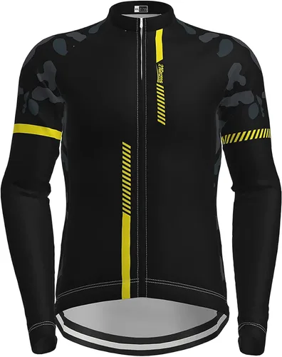 Vista 7 de 21Grams Cycling Jersey Mens Mountain Bike Bicycling Mens Cycling Jerseys Biking Long Sleeve Tshirts Shirts for Men Cycling