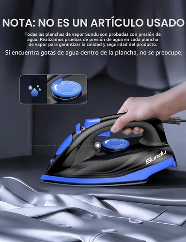 Vista 6 de Sundu Plancha de vapor con suela de cerámica y ráfaga de vapor