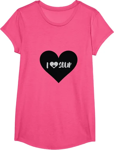 Vista 53 de I Love Soup - Camiseta de regalo con forma de corazón, Blanco, S Asfalto