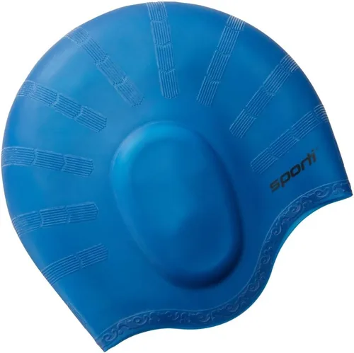 Vista 6 de Sporti Gorro de natación de silicona con protección auditiva sólida