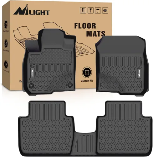 Vista 20 de Nilight Tapetes de piso TPE para Honda Odyssey 2011 2012 2013 2014 2015 2016 2017, para todo tipo de clima, forro de piso personalizado, resistente