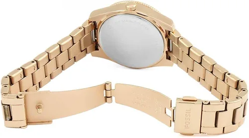 Vista 5 de Fossil Scarlette - Reloj de cuarzo de acero inoxidable para mujer