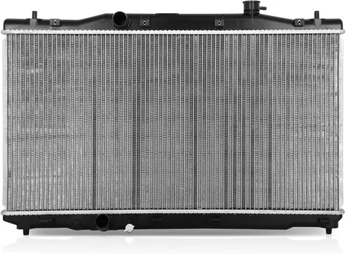 Vista 112 de SCITOO Conjunto de radiador de aluminio refrigerante del motor para 1986-1994 para Nissan D21 2.4L 3.0L 1987 para Nissan para Pathfinder 2.4L